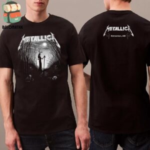 Metallica M72 North America Tour 2024 Pop Up Store Event Poster At Commonwealth Stadium Edmonton AB Canada On August 23rd And 25th 2024 Two Sides Classic T-Shirt