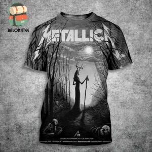 Metallica Pop Up Store Event Poster At Commonwealth Stadium Edmonton AB Canada On August 23rd And 25th 2024 M72 North America Tour 2024 All Over Print Shirt