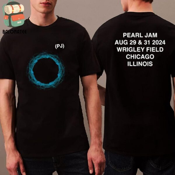 Pearl Jam Dark Matter World Tour 2024 Crash Tee At Wrigley Field Chicago IL On August 29th And 31st 2024 Two Sides Classic T-Shirt