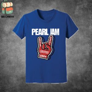 Pearl Jam Dark Matter World Tour 2024 Foam Finger Tee At Wrigley Field Chicago IL On August 29th And 31st 2024 Two Sides Classic T-Shirt