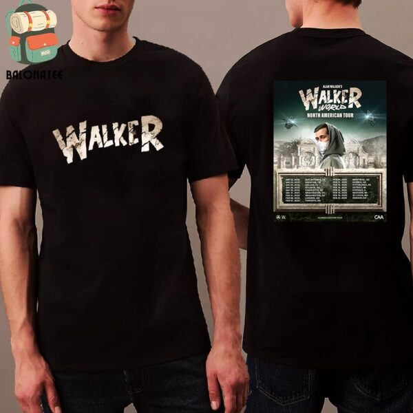 Alan Walker Walker World North American Tour Dates And Places List Two Sides Classic T-Shirt