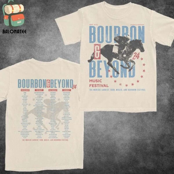 Bourbon And Beyond Festival Music 2024 Victory Tee Merchandise Limited Two Sides Classic T-Shirt