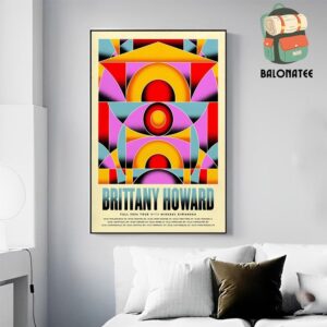 Brittany Howard Fall Tour 2024 With Michael Kiwanuka Dates And Places List By Zoca Studio Wall Decor Poster Canvas