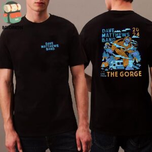 Dave Matthews Band Night 3 Event Merch Tee At The Gorge Amphitheatre George WA On September 1st 2024 Two Sides Classic T-Shirt