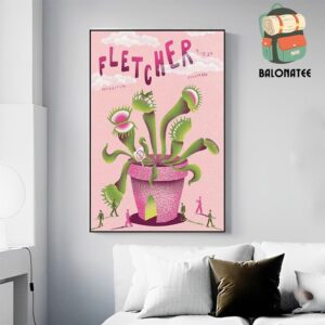 Fletcher Event Poster At The Fillmore Detroit MI On September 15th 2024 Wall Decor Poster Canvas