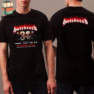 Hatebreed 30th Anniversary Tour At Epic Event Center Green Bay WI On October 4th 2024 Two Sides Classic T-Shirt