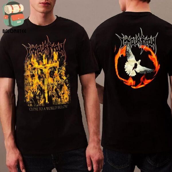 Immolation Close To A World Below Merchandise Limited Two Sides Classic T-Shirt