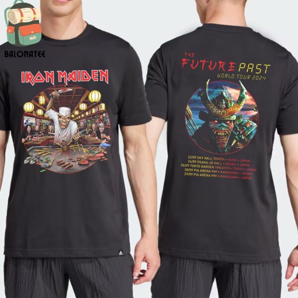 Iron Maiden The Future Past 2024 Tour Japan Tee Merchandise Limited Two Sides Classic T-Shirt