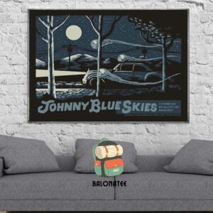 Johnny Blue Skies Event Poster At The Maverik Center West Valley City Utah On September 17th 2024 Wall Decor Poster Canvas