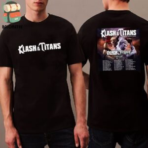 Klash Of The Titans Returns To North America 2024 Official Poster Dates And Places List Two Sides Classic T-Shirt