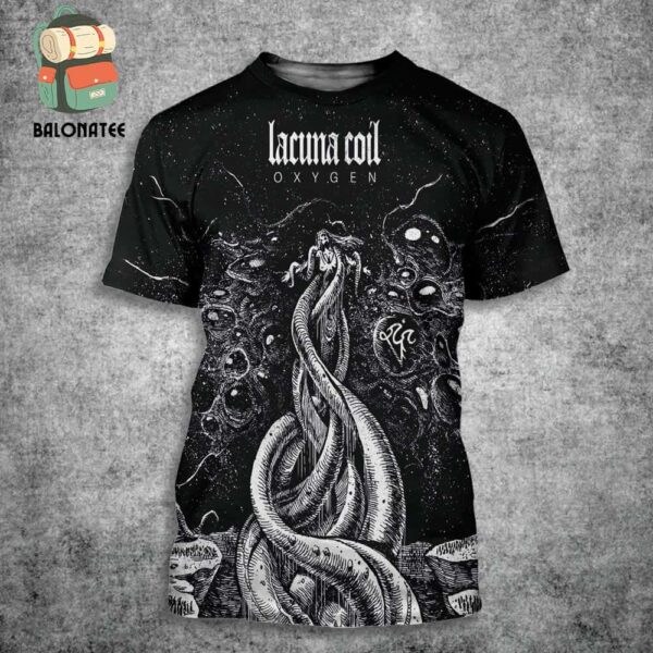 Lacuna Coil Oxygen Official Cover Will Release On October 2nd All Over Print Shirt