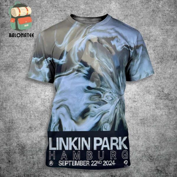 Linkin Park From Zero World Tour 2024 Event Poster At Hamburg Germany On September 22nd 2024 All Over Print Shirt