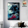 Metallica M72 North American Tour 2024 Pop Up Store Merch Combined 2 Nights Poster At Lumen Field Seattle WA On Aug 30th And Sep 1st 2024 Home Decor Poster Canvas