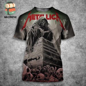 Metallica M72 World Tour 2024 Night 1 Event Poster At Estadio GNP Seguros Mexico City Mexico On September 20th 2024 All Over Print Shirt