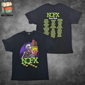 NOFX Sum 41 The Final Tour 2024 Big Cream Tee And Thanks For All The Show Merch Two Sides Classic T-Shirt