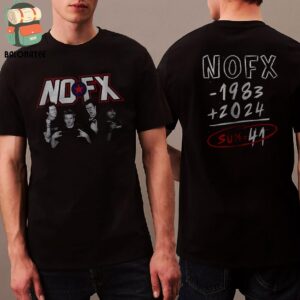 NOFX The Final Tour 1983-2024 Sum 41 Merchandise Limited Two Sides Classic T-Shirt