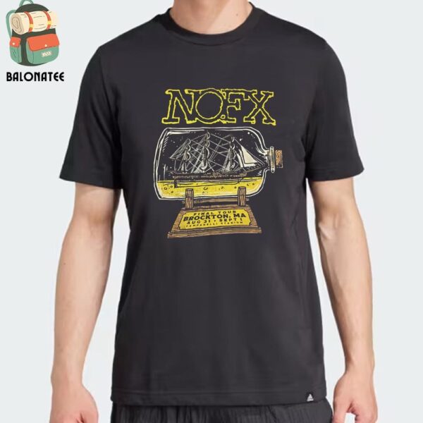 NoFX Festival Merch Event Tee At The Campaneli Stadium Brockton MA On August 31st And September 1st 2024 Two Sides Classic T-Shirt