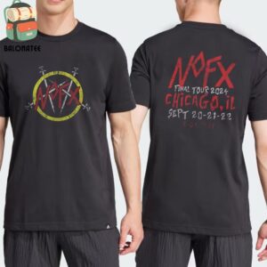 Nofx Final Tour At Riot Fest Artwork Event Tee In Douglass Park Chicago IL On September 20th To 22nd 2024 Two Sides Classic T-Shirt