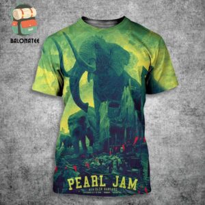 Pearl Jam Dark Matter World Tour 2024 Artwork Poster By Tiny Media Empire At Fenway Park Boston MA On September 15-17 2024 All Over Print Shirt