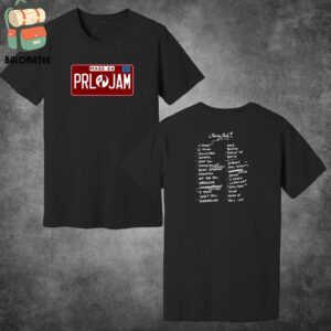 Pearl Jam Dark Matter World Tour 2024 Night 2 Setlist Event Tee At Fenway Park Boston MA On September 17th 2024 Two Sides Classic T-Shirt