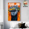 Pearl Jam Dark Matter World Tour 2024 Event Poster At Madison Square Garden New York NY On September 3rd 2024 Wall Decor Poster Canvas