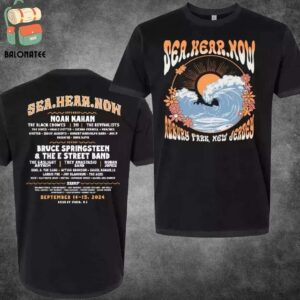 Sea Hear Now Festival 2024 Perfect Curl Lineup Tee At Asbury Park New Jersey On September 14-15 2024 Two Sides Classic T-Shirt