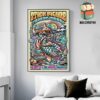 Metallica M72 World Tour 2024 Night 2 Event Poster At Estadio GNP Seguros Mexico City Mexico On September 22th 2024 Home Decor Poster Canvas