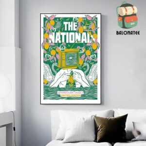 The National Zen Diagram Tour 2024 Event Poster At United Center Chicago IL On September 24th 2024 Wall Decor Poster Canvas