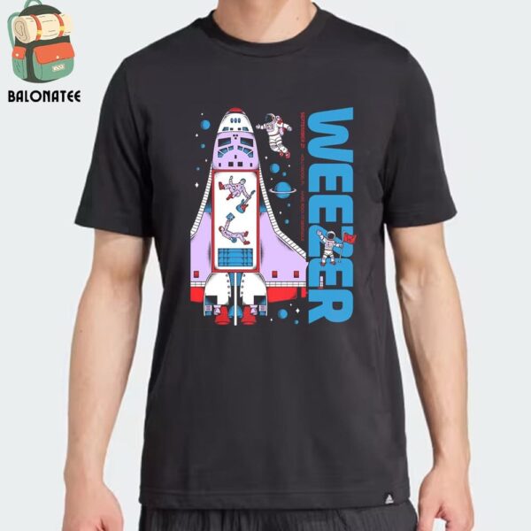 Weezer Voyage To The Blue Event Poster At Hard Rock At Seminole Hollywood FL On September 21st 2024 Classic T-Shirt