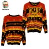 AC DC Lock Up Your Presents For Xmas Holidays Ugly Christmas Sweater