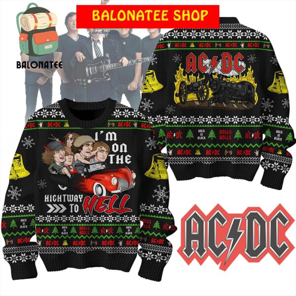 ACDC On The Highway To Hell Ugly Sweater