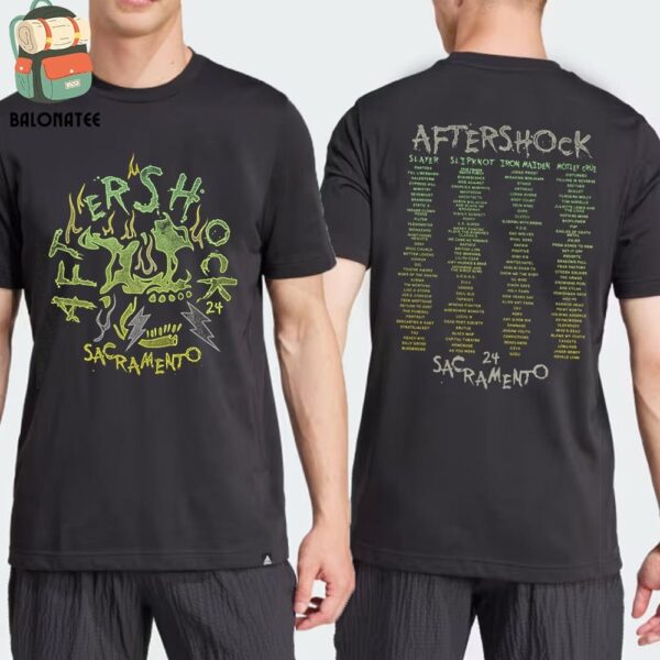 Aftershock Music Fest 2024 Burner Tee At Discovery Park Sacramento CA On October 10th-13th 2024 Two Sides Classic T-Shirt