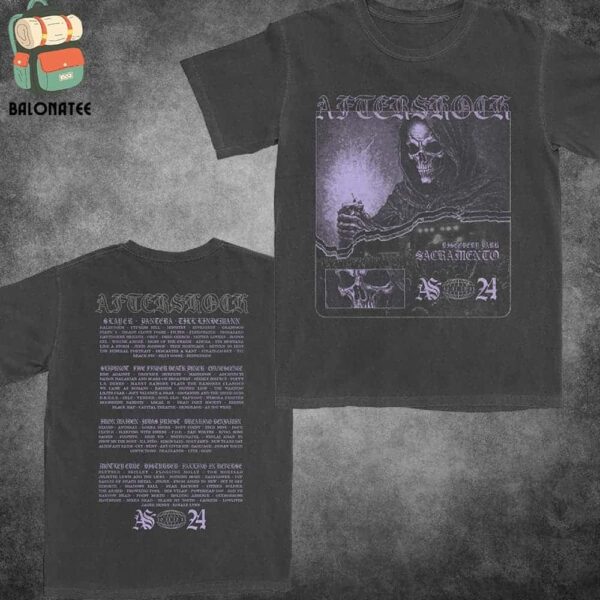 Aftershock Music Fest 2024 Novel Tee At Discovery Park Sacramento CA On October 10th-13th 2024 Two Sides Classic T-Shirt