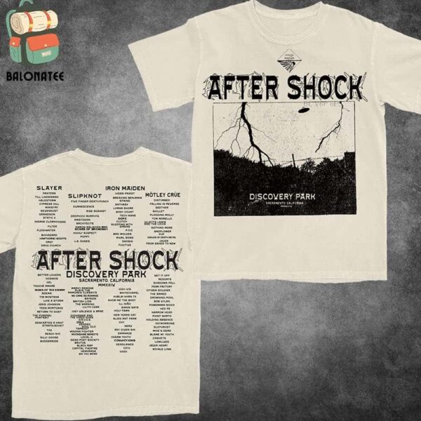 Aftershock Music Fest 2024 Scenic Tee At Discovery Park Sacramento CA On October 10th-13th 2024 Two Sides Classic T-Shirt