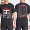 Alice Cooper Cosmic 2024 Tour Back Tee Too Close For Comfort Dates And Places List Two Sides Classic T-Shirt