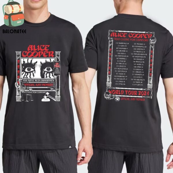 Alice Cooper Jury Trial ITIN Tee Merchandise Limited Two Sides Classic T-Shirt