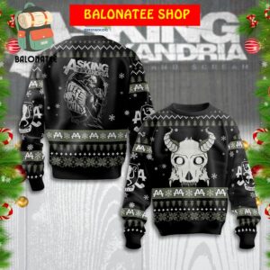 Asking Alexandria Rock Band Christmas Ugly Sweater