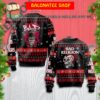 Baltimore Ravens Grateful Dead Ugly Christmas Fleece Sweater