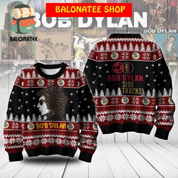 Bob Dylan Side Tracks Christmas Ugly Sweater