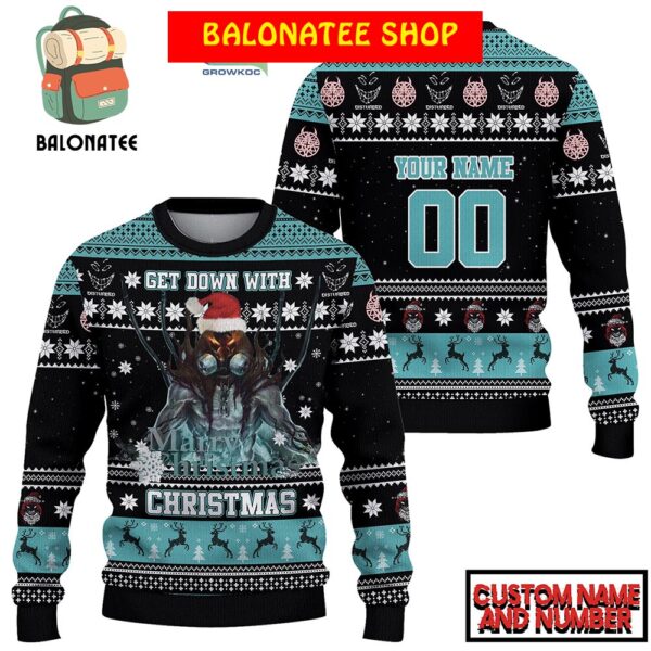 Disturbed Get Down With Christmas Personalized Ugly Sweater