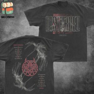 Disturbed Tour 2024 Logo Tee Merchandise Limited Two Sides Classic T-Shirt