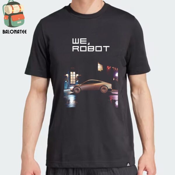 Elon Musk Poster We Robot Unveils Robotaxi Event Classic T-Shirt