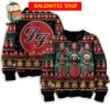 Foo Fighters Worldwide Rock And Roll Christmas Ugly Sweater