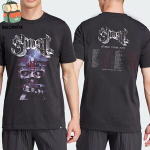 Ghost World Tour 2025 Dates And Places List Lighting Legacy Tee Merchandise Limited Two Sides Classic T-Shirt