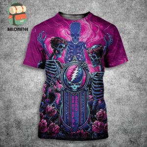 Grateful Dead Series Poster Celebrating Their Run Of 1970-71 At The Capitol Theaatre All Over Print Shirt