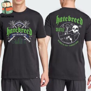 Hatebreed 30th Anniversary Tour Event Tee At The Showbox Sodo Seattle On October 20th 2024 Two Sides Classic T-Shirt