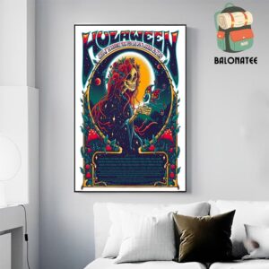 Hulaween Artwork Poster Spirit Of The Suwannee Music Park Live Oak FL On October 24th-27th 2024 Wall Decor Poster Canvas