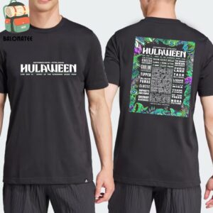 Hulaween Lineup Poster Spirit Of The Suwannee Music Park Live Oak FL On October 24th-27th 2024 Two Sides Classic T-Shirt