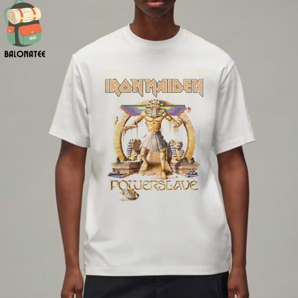 Iron Maiden 40th Anniversary Of Powerslave Pharaoh Ivory Tee Merch Limited Classic T-Shirt