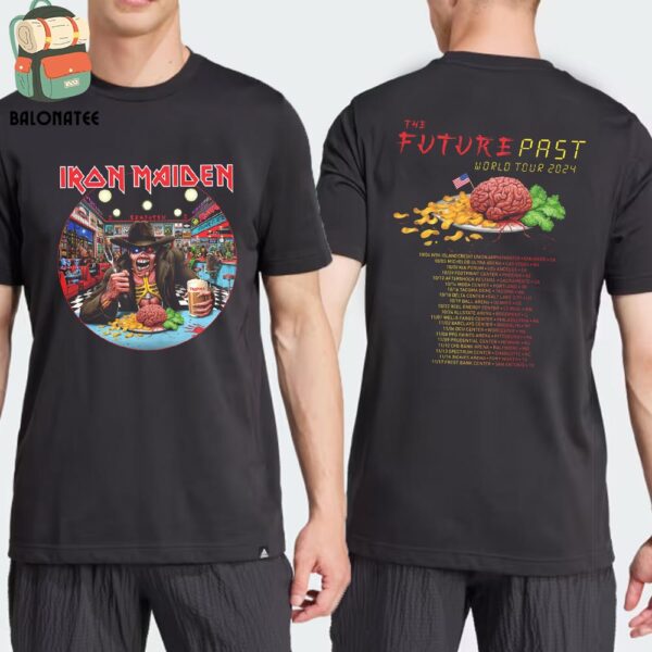 Iron Maiden The Future Past 2024 Tour USA Tee Merchandise Limited Two Sides Classic T-Shirt